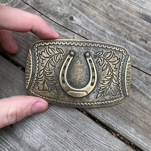 Lot of 5 Vintage 1980s Belt Buckles - Picture 2 of 12